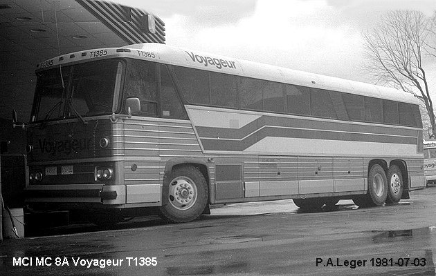 BUS/AUTOBUS: MCI MC8 A 1976 Voyageur