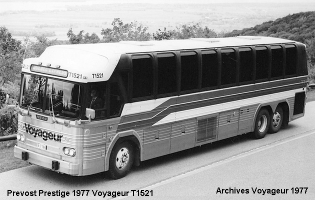 BUS/AUTOBUS: Prevost Prestige 1977 Voyageur