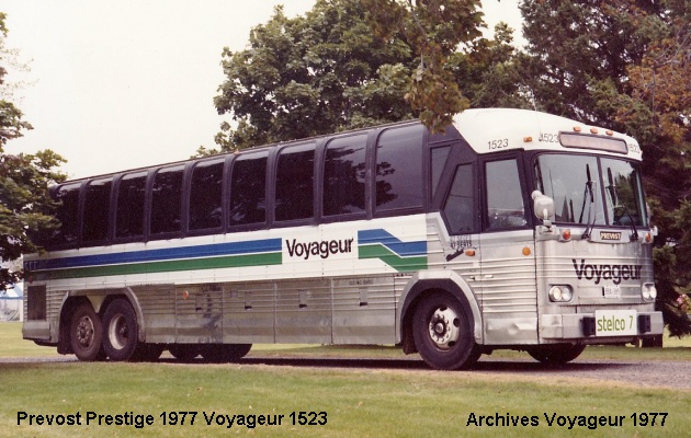 BUS/AUTOBUS: Prevost Prestige 1977 Voyageur