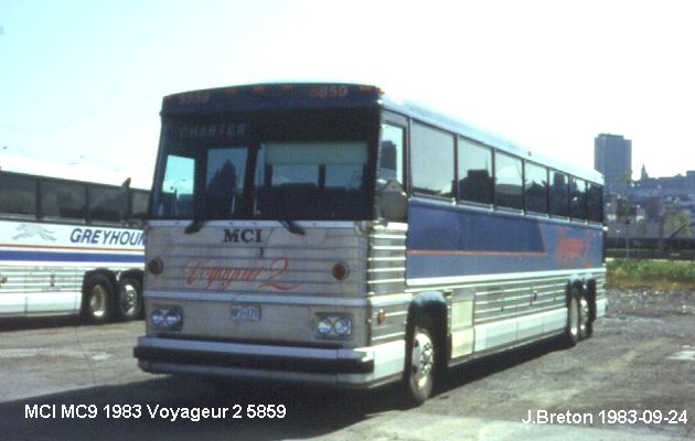 BUS/AUTOBUS: MCI MC9 1983 Voyageur