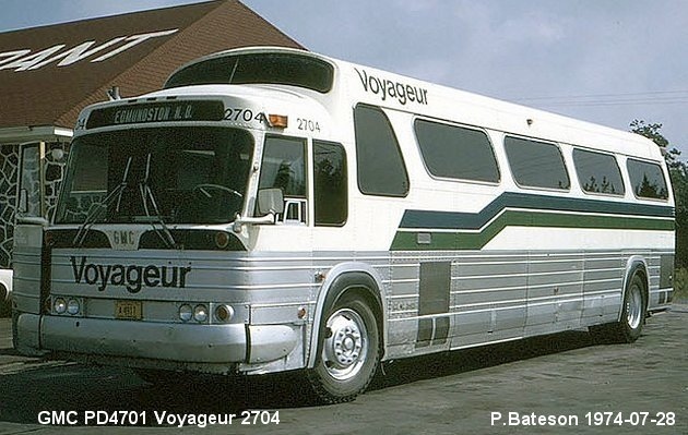 BUS/AUTOBUS: GMC PD4701 1974 Voyageur