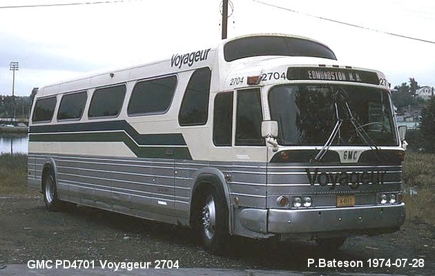BUS/AUTOBUS: GMC PD4701 1974 Voyageur