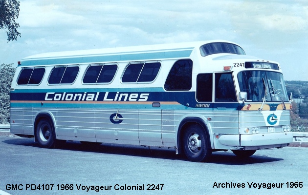 BUS/AUTOBUS: GMC PD4107 1966 Voyageur Colonial