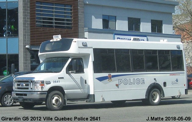 BUS/AUTOBUS: Girardin G5 2012 Ville Quebec