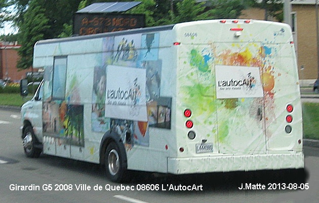 BUS/AUTOBUS: Girardin G5 2008 Ville de Quebec