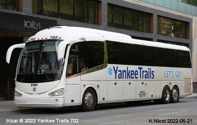 BUS/AUTOBUS: Irizar I6 2022 Yankee Trails
