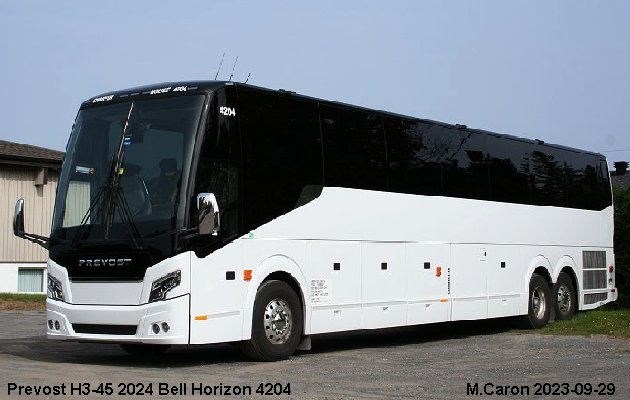 BUS/AUTOBUS: Prevost H3-45 2024 Bell-Horizon