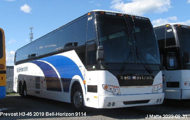 BUS/AUTOBUS: Prevost H3-45 2019 Bell-Horizon